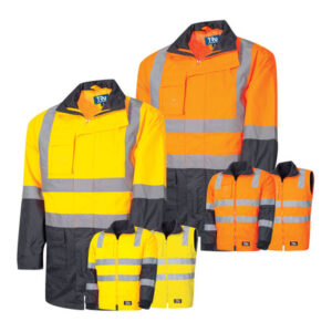 TJ2920T6 6 In 1 Rain Jacket Combo With TRuVis Reflective Tape