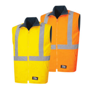 TV1915T5 Wet Weather Reversible Vest With TRuVis Reflective Tape